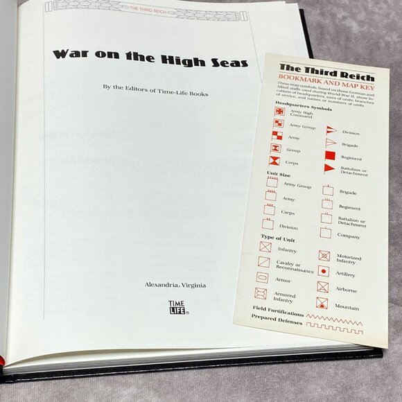 War on the High Seas (The Third Reich) 1991 Hardcover Time-Life Books WWII - Picture 2 of 8